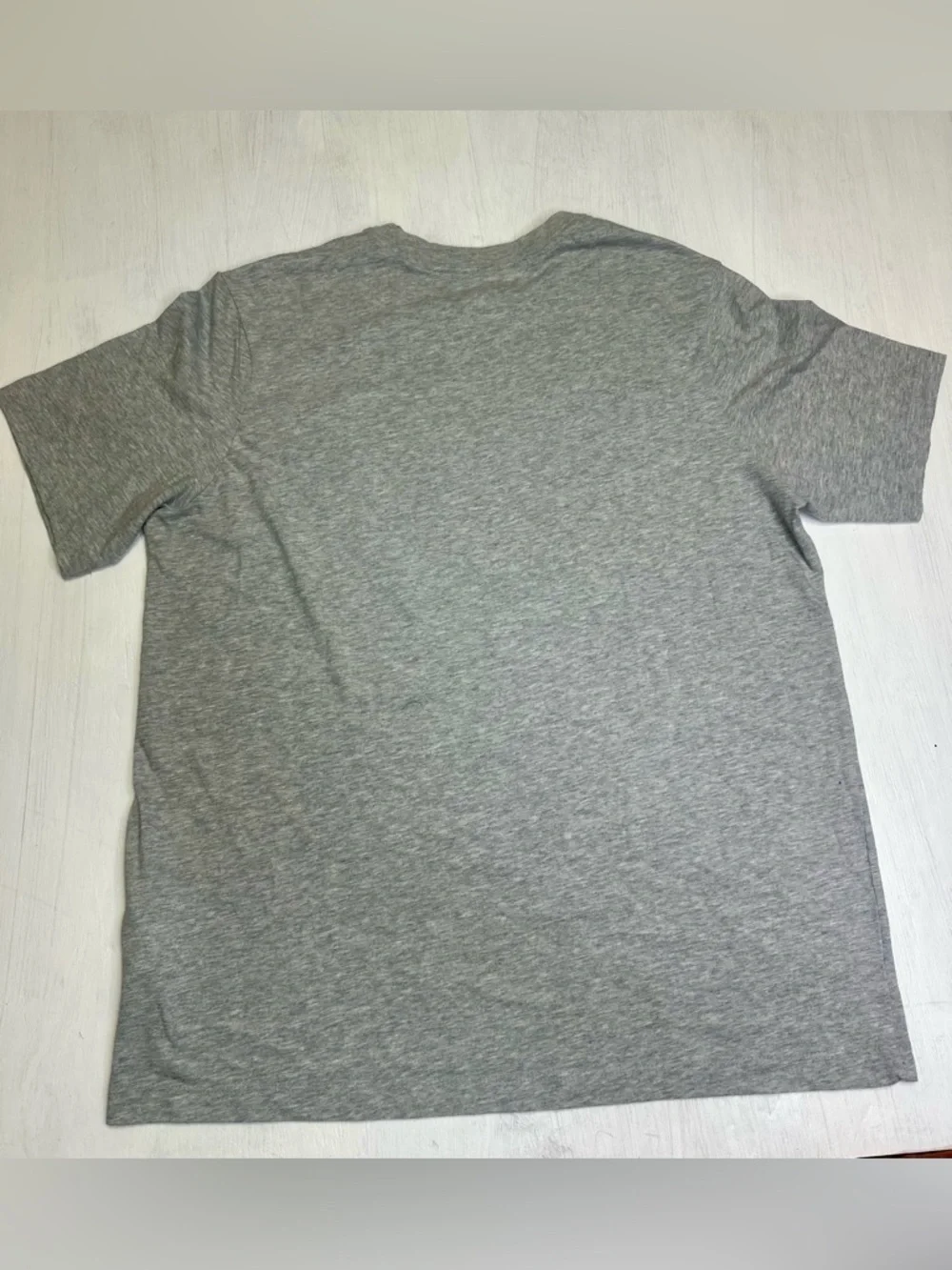 Nike Ole Miss Rebels Dri-Fit Tee Gray Red Logo Shirt Mens XL NCAA